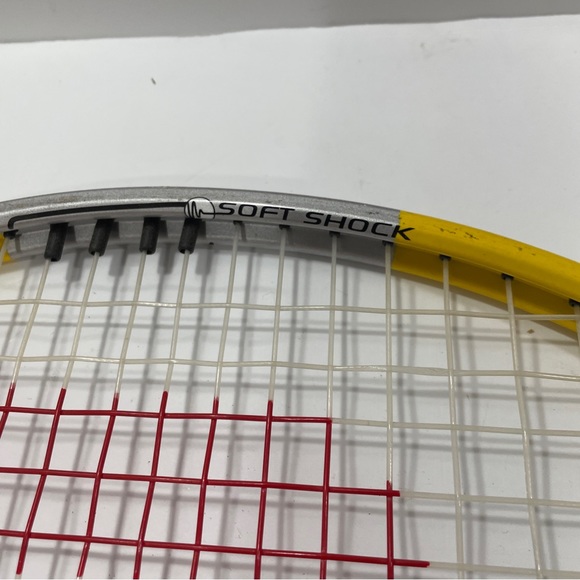 Wilson Titanium Soft Shock Tennis Racquet Matchpoint Black & Yellow Match Point - Picture 7 of 14